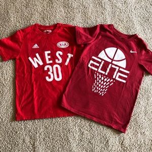 Adidas and Nike T-shirts